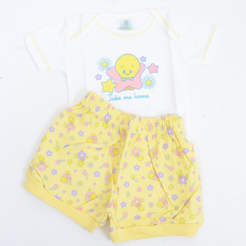 VTG Tweety | Sylvester | Bugs Bunny | Infant T-Shirt Diaper Cover NIP